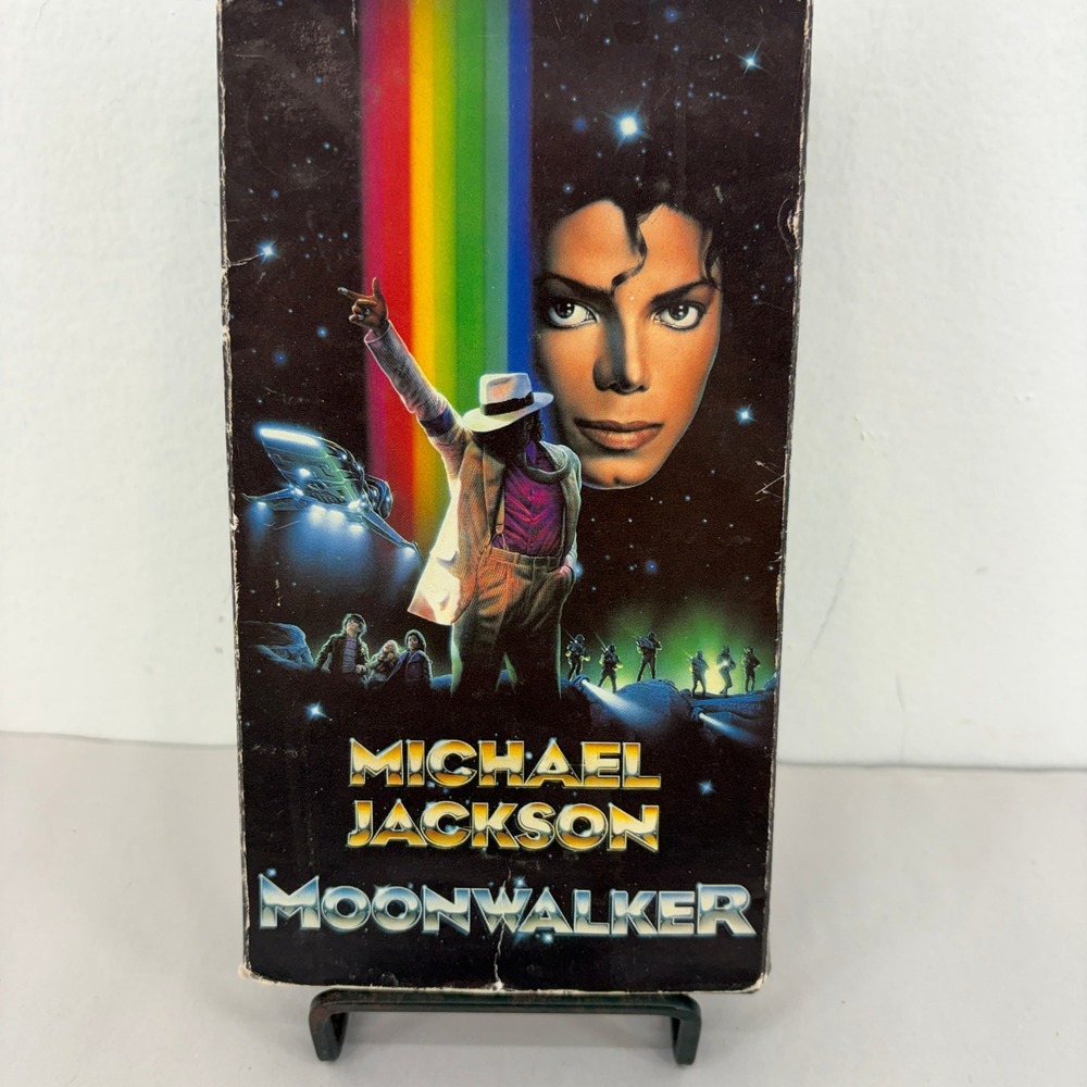 Michael Jackson Moonwalker VHS 1988 Vintage Movie CMV Enterprises 24V-49009 Tape